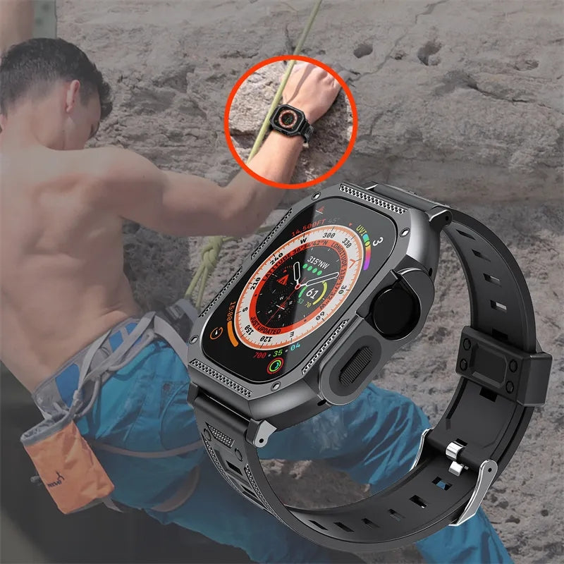 Correa de silicona para reloj inteligente, pulsera deportiva de