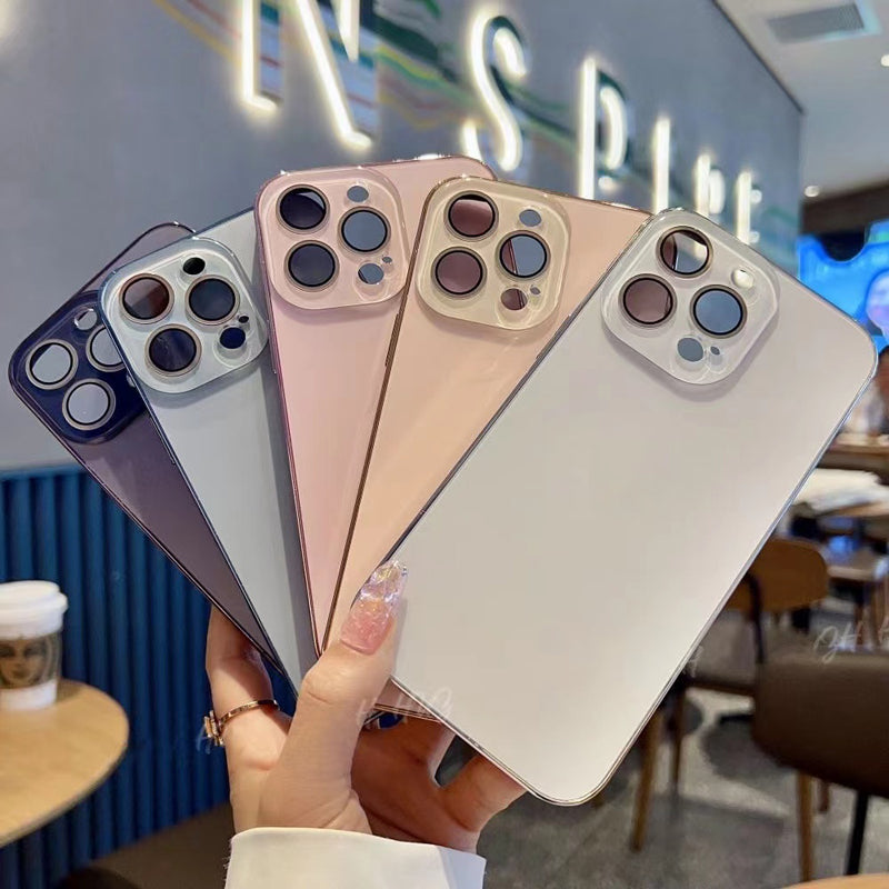 Cover fuerte con protección para camara de iPhone 15 (Simula el celula