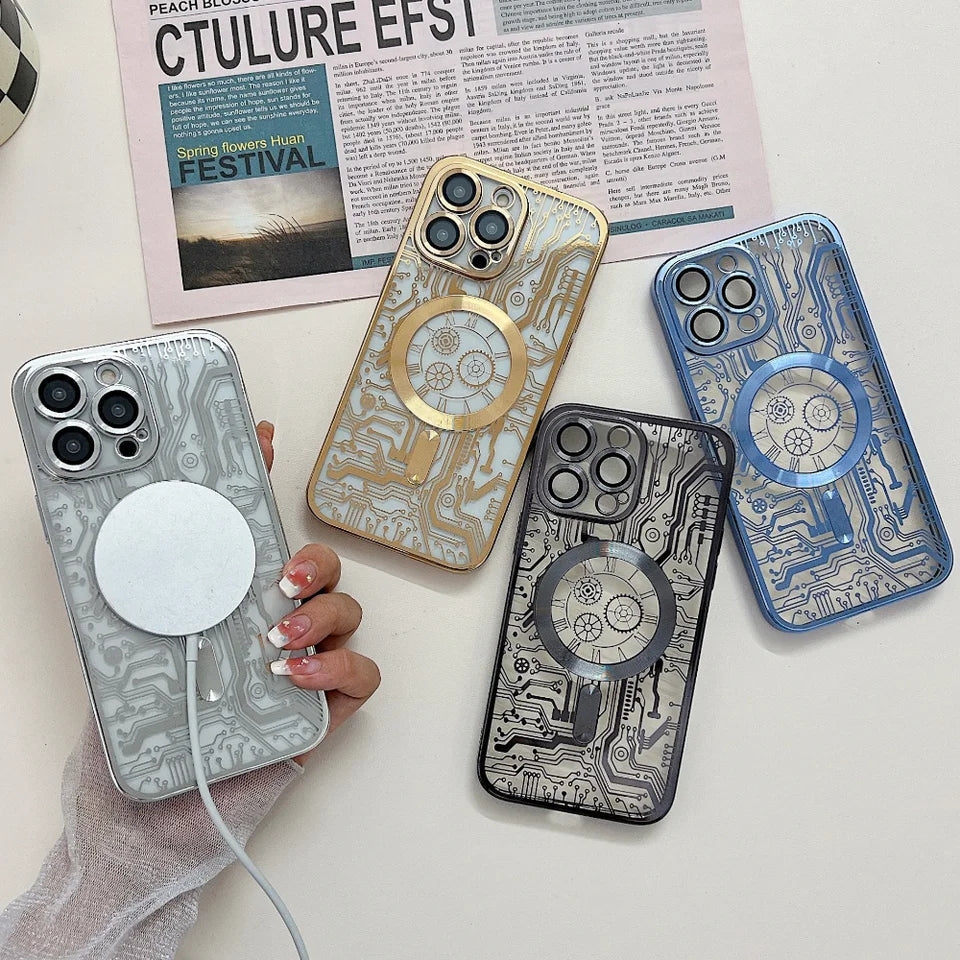 Cover+Protector de cámara y magsafe todo en 1 para Iphone 15 Pro Max