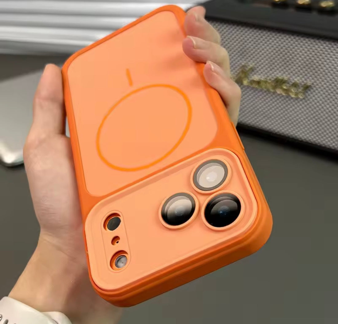 Cover MagSafe Antigolpes con Protección de Cámara – Acabado Mate Premium para iPhone