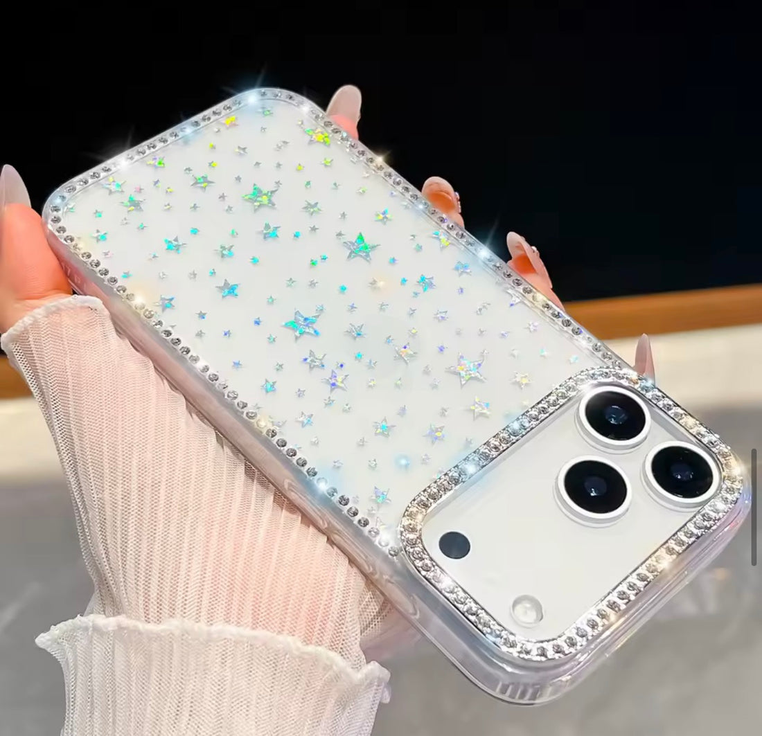 Cover Brillante con Cristales – Estilo Glam IPhone 17 Air