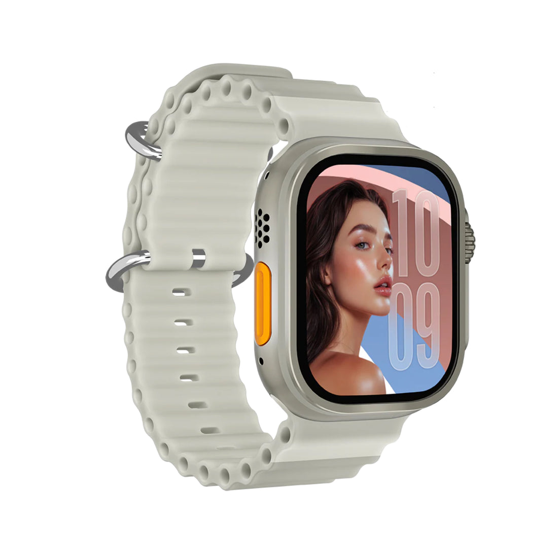 Reloj inteligente Ultra 3 Plus con pantalla AMOLED de 2,04", 1 GB de ROM, compatible con música local y conexión TWS.