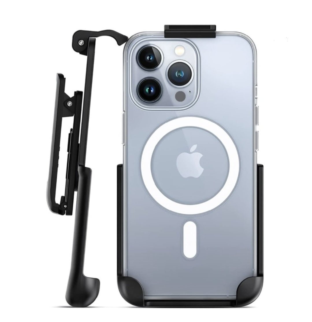 #"Funda transparente con clip para cinturón Magsafe para iPhone 11 ".product_name# - Christian Cover