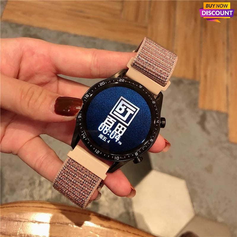 20/22mm banda Galaxy ver 3/46mm/42mm/activo 2 Correa Samsung Gear S3 frontera,K50,MW-One deporte Nylon pulsera