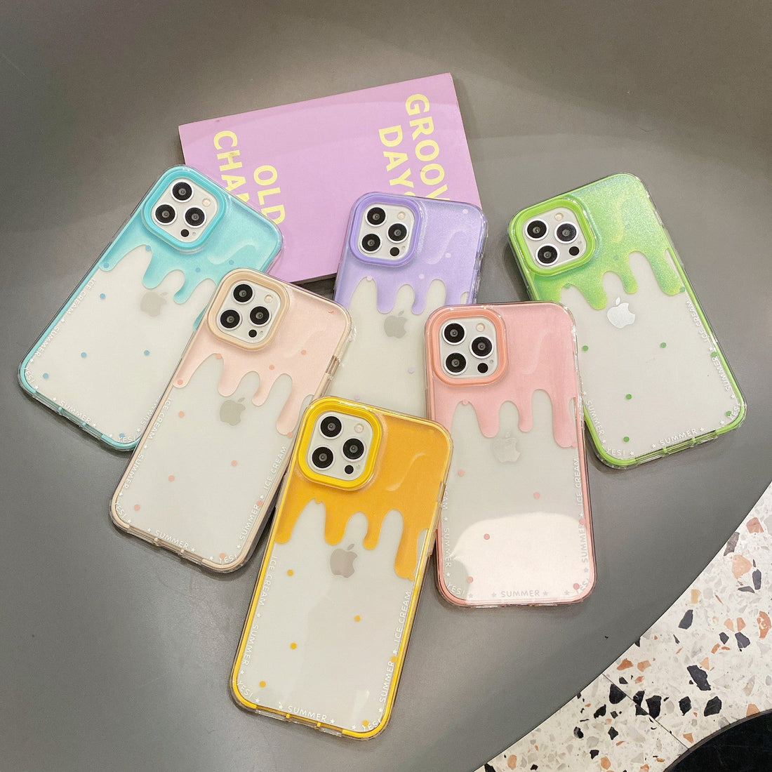 Cover de teléfono con dibujos animados para iPhone, carcasa trasera a prueba de golpes 12 Pro Max